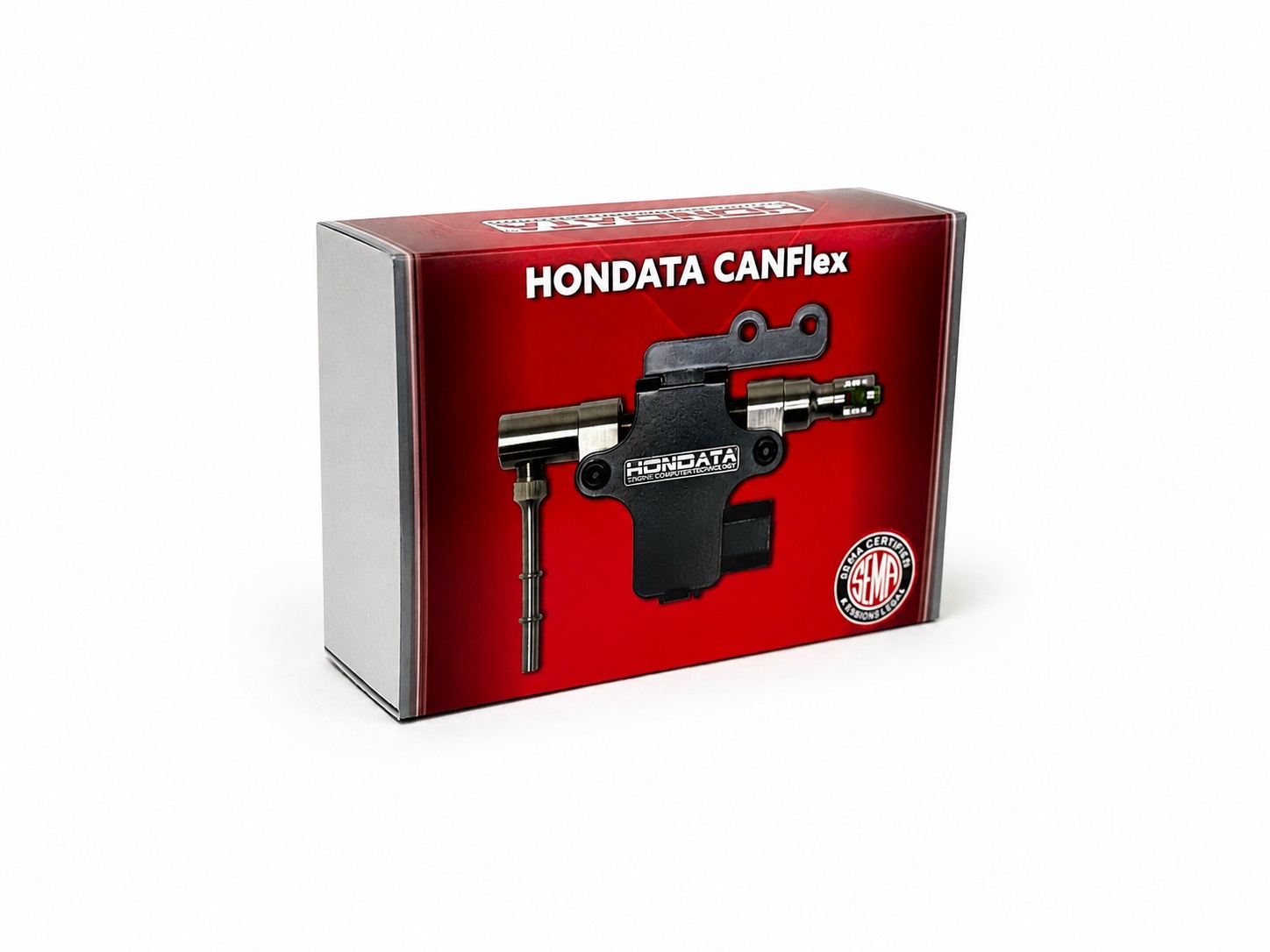 Hondata CANFlex ethanol sensor installed on Honda Civic
